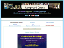 Tablet Screenshot of longwoodopera.org